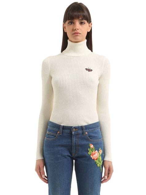 gucci turtleneck white|Gucci Turtlenecks for Women .